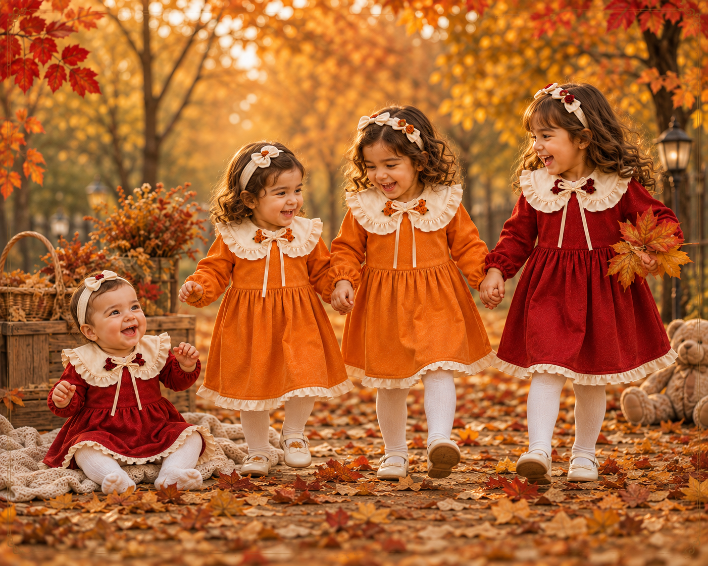 پیراهن پاییزه یقه ب ب